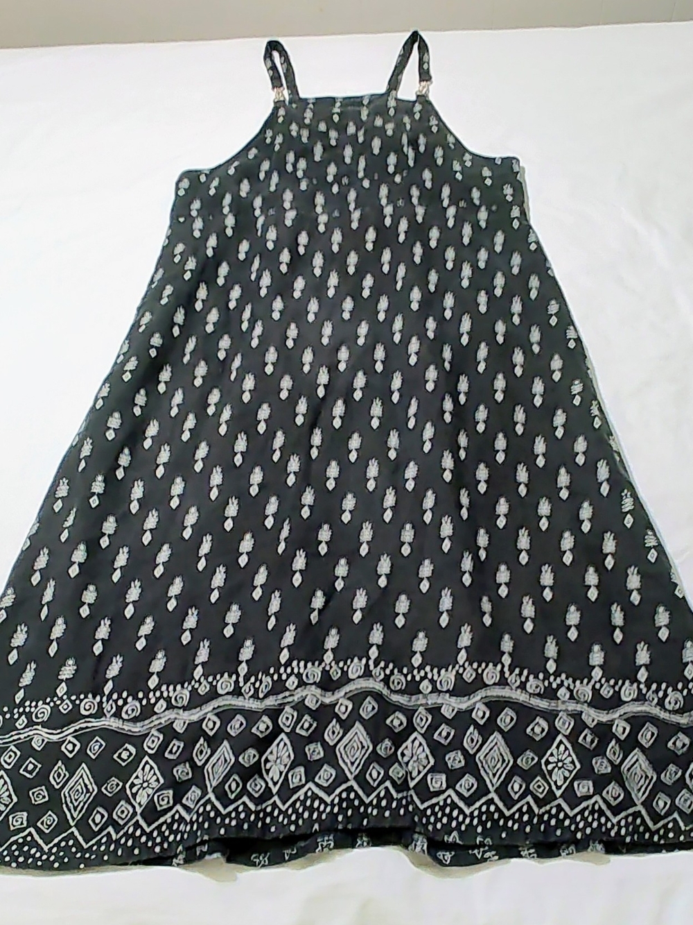 Carol Anderson Vintage Linen Jumper Maxi Dress - Picture 4 of 7